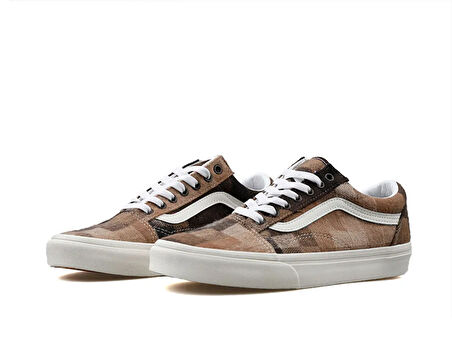Vans Old Skool Erkek Günlük Ayakkabı VN000CR5DFM1 Kahverengi