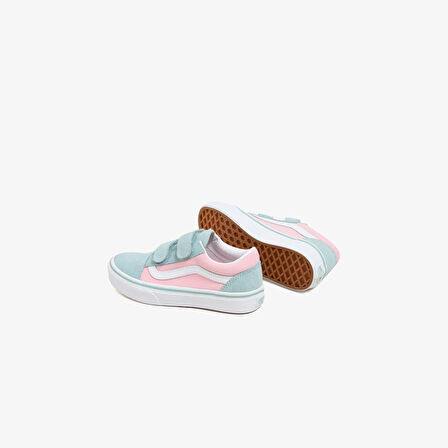 Vans Old Skool V Çocuk Gri Sneaker