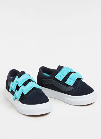 Vans Mavi Erkek Yürüyüş Ayakkabısı VN000D1BNVY1-Old Skool V Bolt Strap