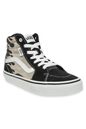 Vans Vn000Cwy Filmore Hi Sneakers Gri-Siyah Çocuk Spor Ayakkabı