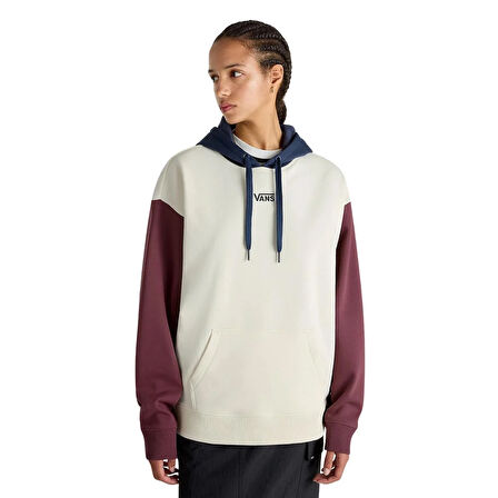 Vans COLORBLOCK OS PO Kadın Krem Sweatshirt