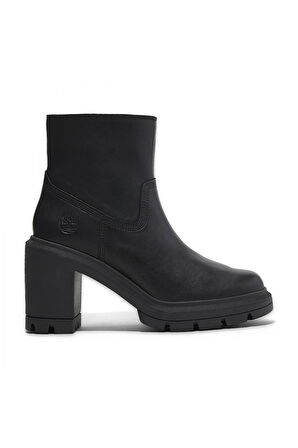 Timberland Tb0A26Wa Allington Heights Mid Zip Up Boot Siyah Kadın Bot