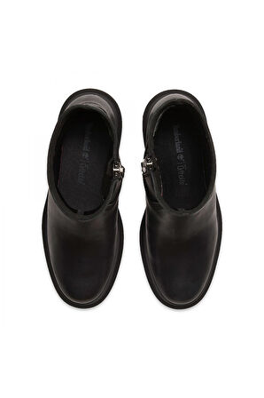 Timberland Tb0A26Wa Allington Heights Mid Zip Up Boot Siyah Kadın Bot