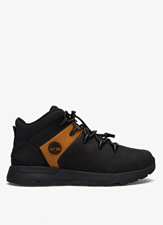 Timberland Sığır Derisi Siyah Erkek Çocuk Outdoor Bot TB0A6BXDEMJ1-Sprint Trekker MID BUN