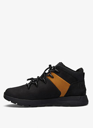 Timberland Sığır Derisi Siyah Erkek Çocuk Outdoor Bot TB0A6BXDEMJ1-Sprint Trekker MID BUN