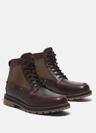 Timberland Deri Bordo Erkek Bot BRITTON ROAD MID LACE UP BOOT