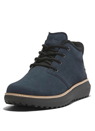 Timberland Deri Lacivert Erkek Günlük Ayakkabı HUDSON ROAD MID LACE UP CHUKKA BOOT