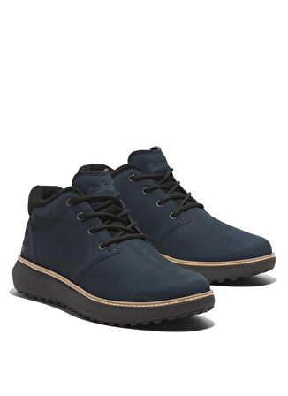 Timberland Deri Lacivert Erkek Günlük Ayakkabı HUDSON ROAD MID LACE UP CHUKKA BOOT