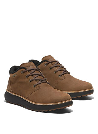 Timberland Deri Kızıl Kahve Erkek Günlük Ayakkabı HUDSON ROAD MID LACE UP GTX CHUKKA