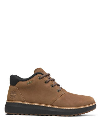 Timberland Deri Kızıl Kahve Erkek Günlük Ayakkabı HUDSON ROAD MID LACE UP GTX CHUKKA