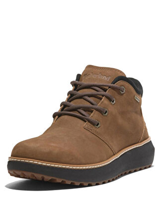 Timberland Deri Kızıl Kahve Erkek Günlük Ayakkabı HUDSON ROAD MID LACE UP GTX CHUKKA