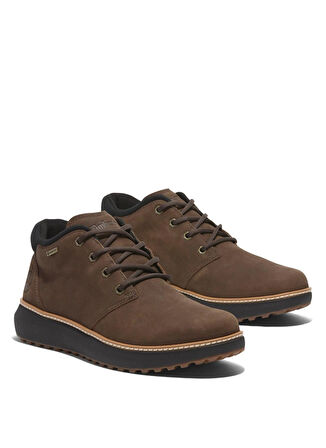 Timberland Deri Kahve Erkek Günlük Ayakkabı HUDSON ROAD MID LACE UP GTX CHUKKA