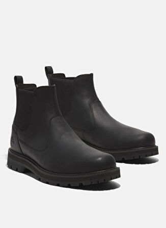 Timberland Deri Siyah Erkek Bot BRITTON ROAD MID CHELSEA BOOT