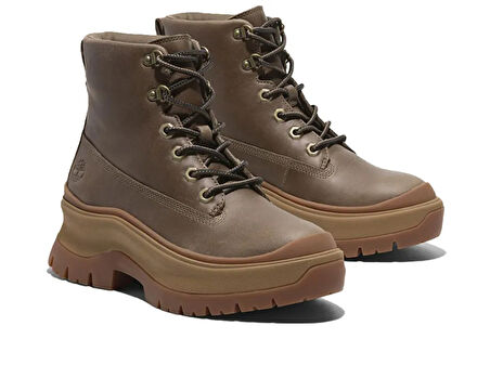 Timberland Roxie Lane Mid Lace Up Boot Kadın Günlük Bot TB0A295JEM41 Kahverengi