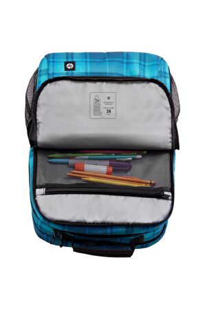 HP Campus XL Tartan plaid Backpack 7J594AA