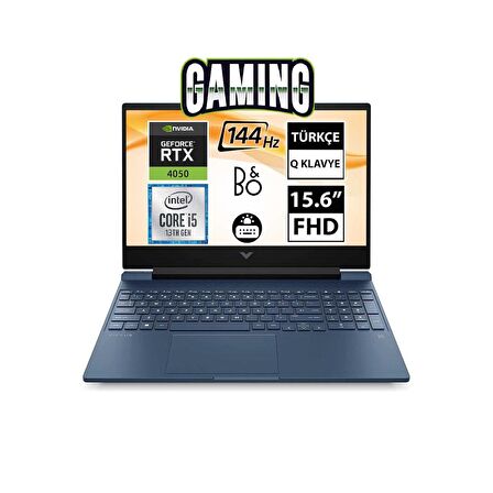 HP Victus 15-FA1033NT 7N9V2EA i5-13500H 16GB 512SSD RTX4050 15.6" FullHD FreeDOS Taşınabilir Bilgisayar