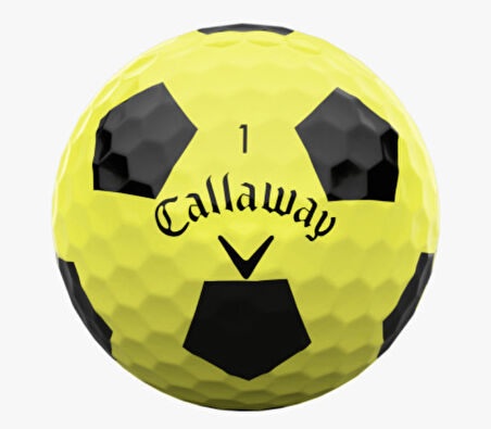 Callaway ERC Yumuşak Golf Topu Sarı Siyah - 3'lü