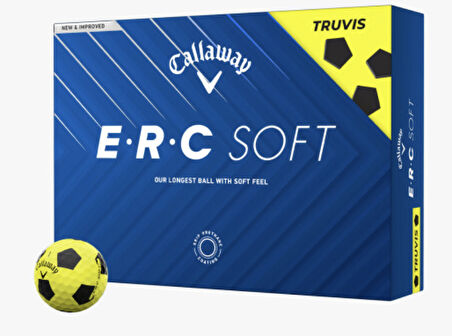 Callaway ERC Yumuşak Golf Topu Sarı Siyah - 3'lü