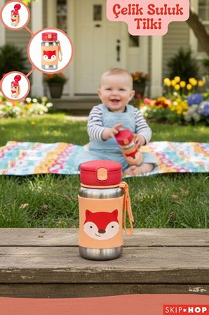 Skip Hop Zoo Paslanmaz Çelik Suluk Tilki 9S892110