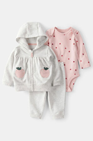 Kız Bebek 3'lü Hırkalı CTR-1T845810