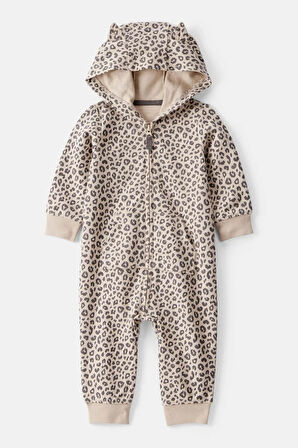 Kız Bebek Kapüşonlu Tulum CTR-1T568710