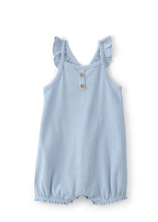 Carters Kız Bebek Kısa Tulum 1U729410 Mavi