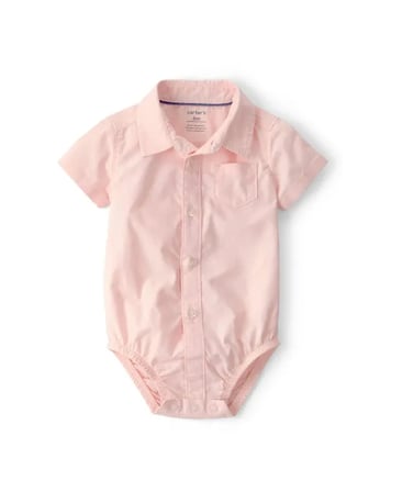 carters erkek bebek body şort set 1u634810 pembe