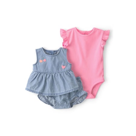 Carter's Kız Bebek Body Şort Set 1U529310