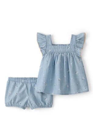 carters kız bebek 2li set 1u501110 renkli