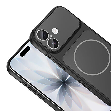 Gpack iPhone 16 uyumlu Kılıf Formen M-Safe Şarj Özellikli Kamera Korumalı