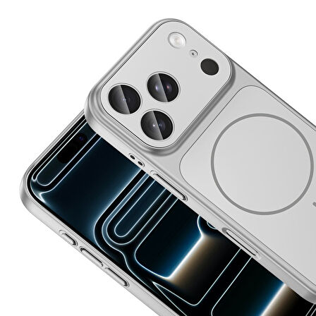 Gpack iPhone 17 Pro uyumlu Kılıf Formen M-Safe Şarj Özellikli Kamera Korumalı