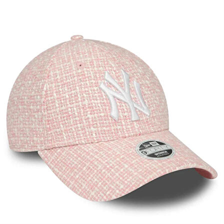 New Era New York Yankees  Summer Tweed Pink 9FORTY Kadın Şapka