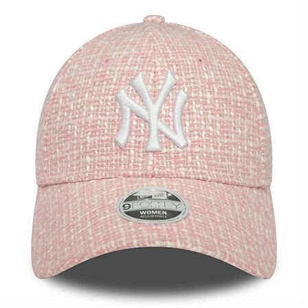 New Era New York Yankees  Summer Tweed Pink 9FORTY Kadın Şapka