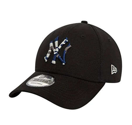 60435189-R New Era Seasonal Infıll 9Forty Neyyan  Blk Şapka Siyah