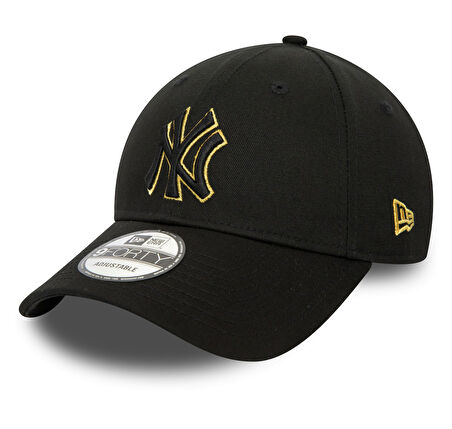 60435135-R New Era Metallıc Outlıne 9Forty Neyyan  Blkmtg Şapka Siyah