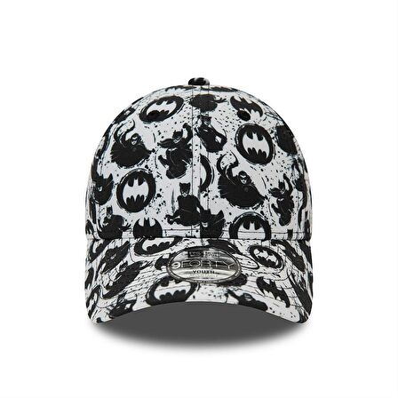 New Era Batman Youth All Over Print White 9FORTY Genç Çocuk Şapkası