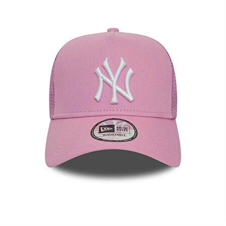 New Era New York Yankees League Essential Pink Trucker Unisex Şapka