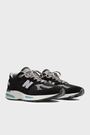 New Balance Deri Karışımlı Sneaker Ayakkabı Erkek AYAKKABI U991BK2 SİYAH