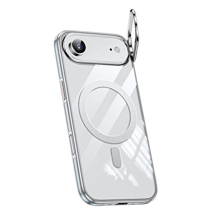 Gpack iPhone 17 Air uyumlu Kılıf Wlons Magsafeli Renkli Çerçeve Standlı Efsane Kapak