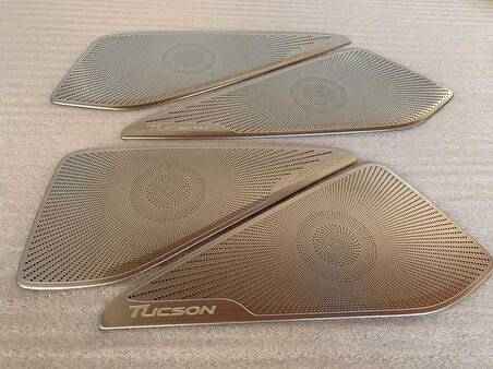 Hyundai Tucson 2015-2018 Hoparlör Kaplama Silver