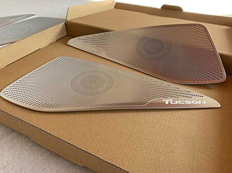 Hyundai Tucson 2015-2018 Hoparlör Kaplama Silver