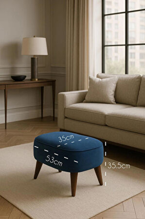 A5 HOME OVAL MARKİZ BENCH PUF