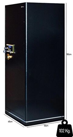 MÜHLEN Grand Safe 150H | Büyük Boy Şifreli ve Alarmlı Çelik Kasa