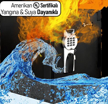 MÜHLEN Fire Safe YG 2096 | Yangına ve Suya Dayanıklı Çelik Para Kasası