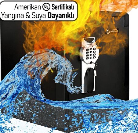 MÜHLEN Fire Safe YG 2096 | Yangına ve Suya Dayanıklı Çelik Para Kasası