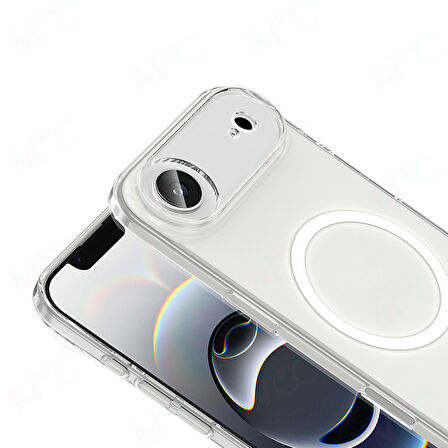 Gpack iPhone 17 Air uyumlu Kılıf Toledo Kamera Çerçeveli M-Safe Şarj Özellikli