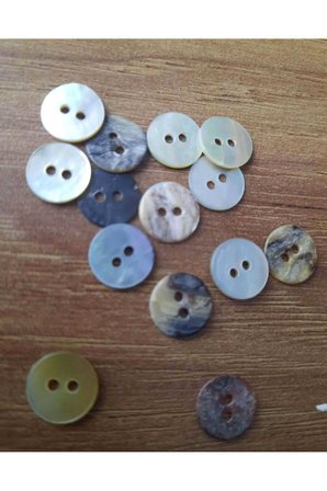SEDEF 1.KALİTE DOĞAL GERÇEK SEDEF 13MM DÜĞME 1 PAKET 20 ADET