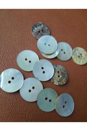SEDEF 1.KALİTE DOĞAL GERÇEK SEDEF 13MM DÜĞME 1 PAKET 20 ADET