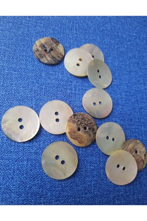 SEDEF 1.KALİTE DOĞAL GERÇEK SEDEF 13MM DÜĞME 1 PAKET 20 ADET