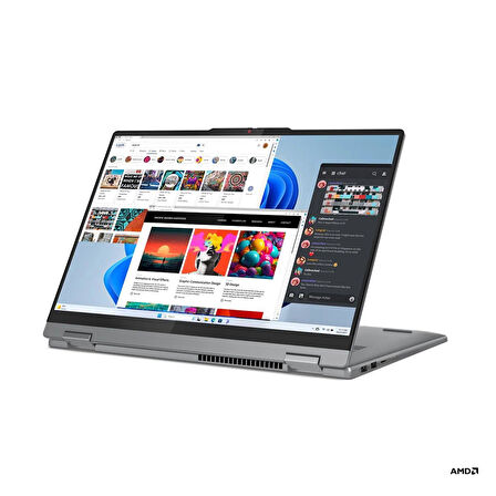 Lenovo IdeaPad 5 16AHP9 - 2’si 1 Arada - Ryzen 7-8845HS - 16" WUXGA Touch – 16GB Ram – 1 TB SSD – Win11H – Q US İngilizce Klavye – 1 Yıl Garanti